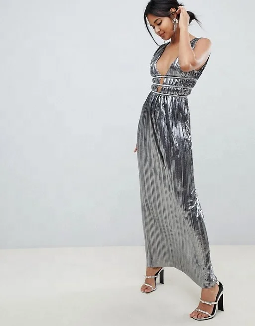 Женское повседневное длинное платье New look летнее макси с глубоким