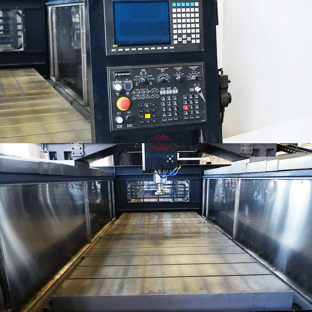 SUMORE OEM Fanuc Control Cnc Gantry Milling Machining Center Horizontal 5 Axis Gantry Cnc Milling Machine for Sale