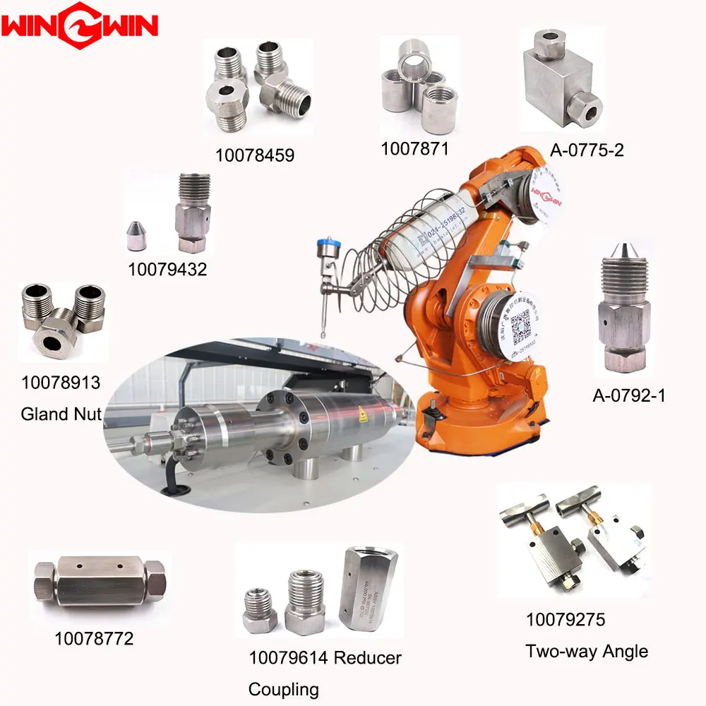 Water Jet Part HP Adapter Cone 10079291 Hand Valve 10078749 Fittings 10079028 Waterjet Parts
