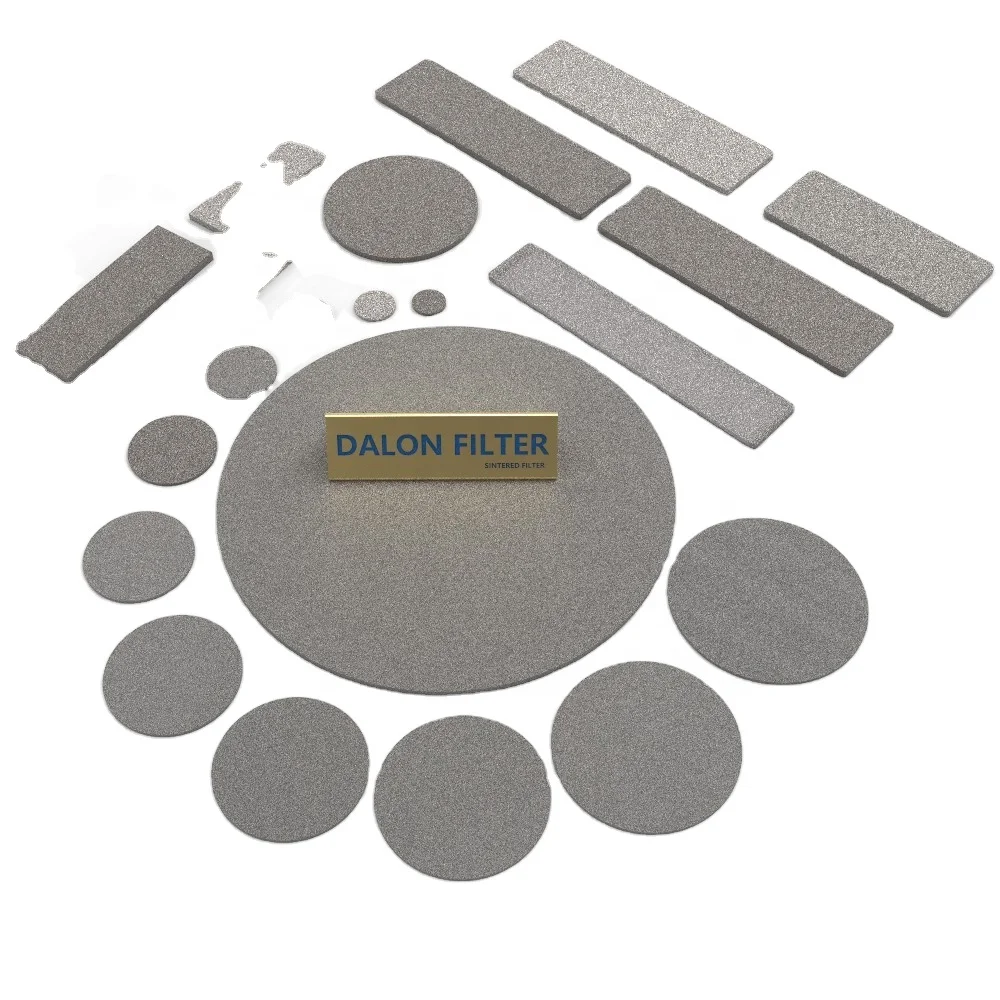 DALON sintered porous powder metal stainless steel 316L mesh disc filter