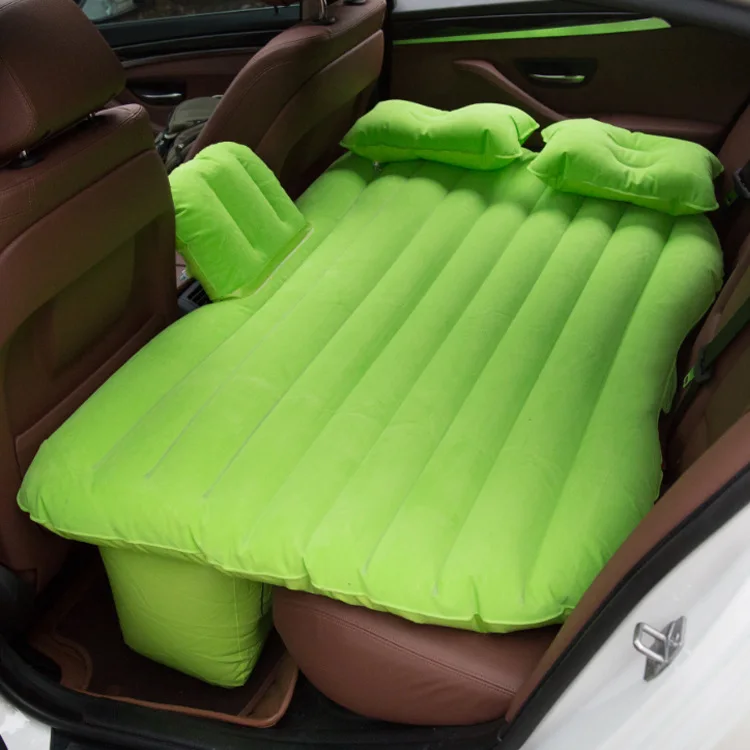 Hot Sale Soft Comfortable PVC Flocking Travel Air Inflatable Car Bed Mattress