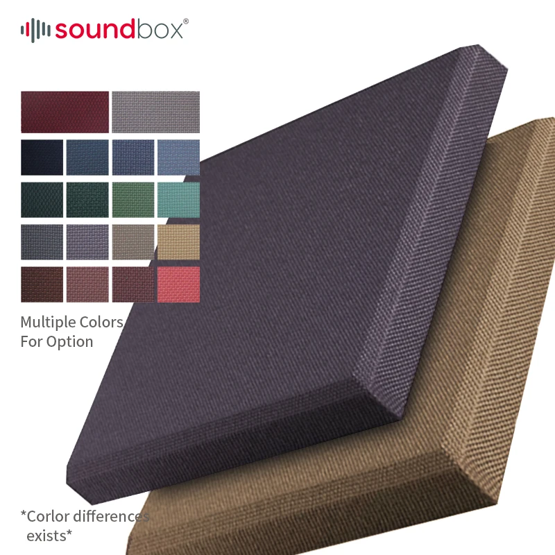 Fabric Acoustic Wall Panel Custom Different Color Office Studio Sound Proof Absorption Wall Panels