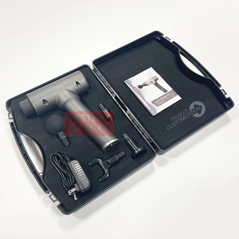 
Betters New design powerful heated head replaceable fusion muscle massage gun deep 