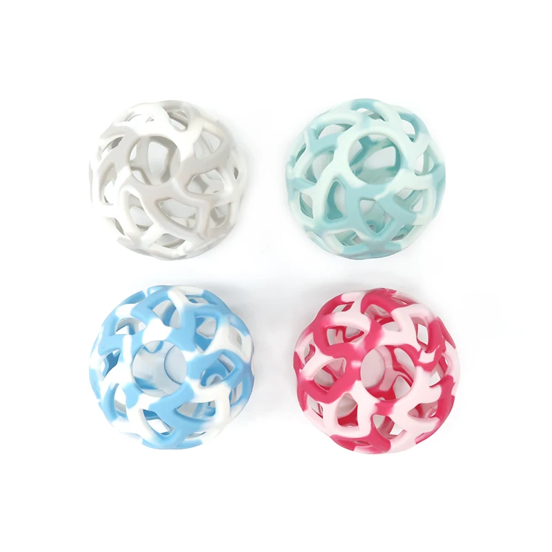 Wholesale Eco Friendly Bpa Free Molar Newborn Organic Silicone Sensory Silicone Ball Baby Toys Teether Car