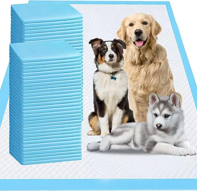 Non-Woven Fabrics OEM Waterproof Wholesale Puppy Diaper Training Disposable Pet Urine PEE Absorption and Potty Wee Pads