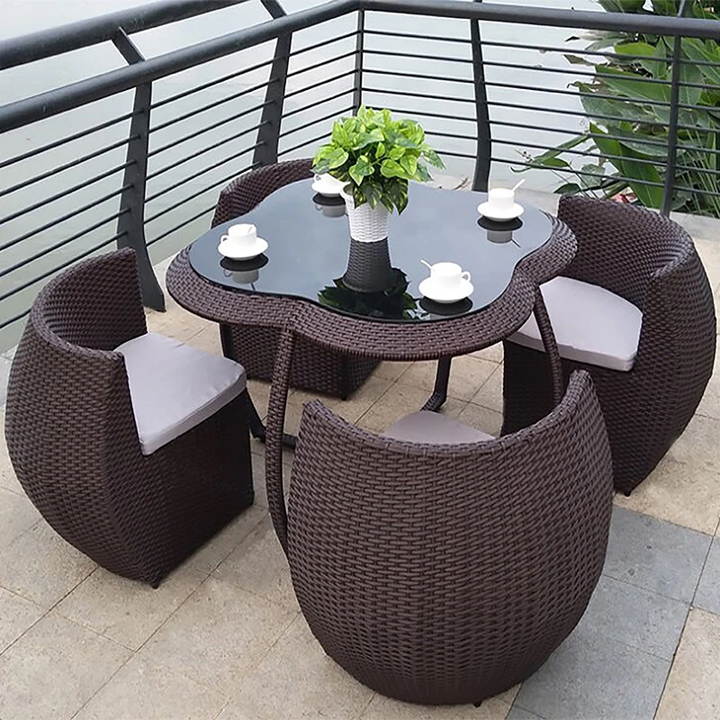 Garden Furniture cane rattan wicker patio set garden table set outdoor garden furniture set