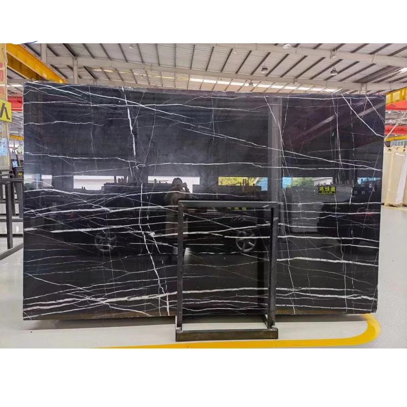 Китай, мраморная плитка Nero Marquina для пола и стен, мраморная плитка для пола, мраморная плитка для ванной комнаты и настенной плитки