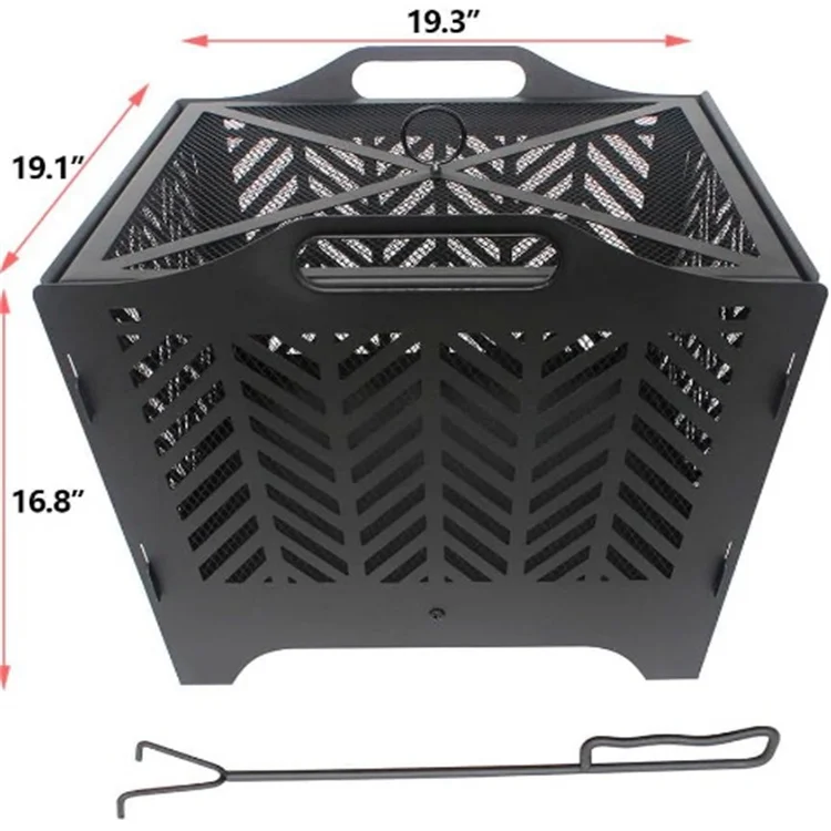 Hot Selling Outdoor Heating Camping Portable Folding Firewood Campfire Stove BBQ