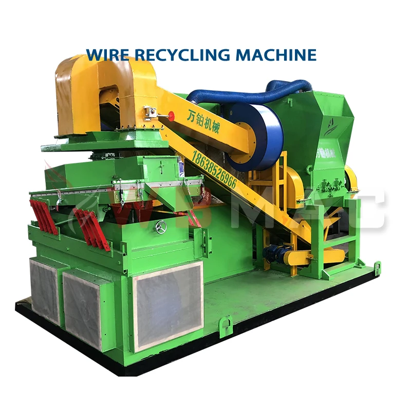 Copper Cable Granulator Motor Shredding and Copper Separation Machine Cable Recycling Machine