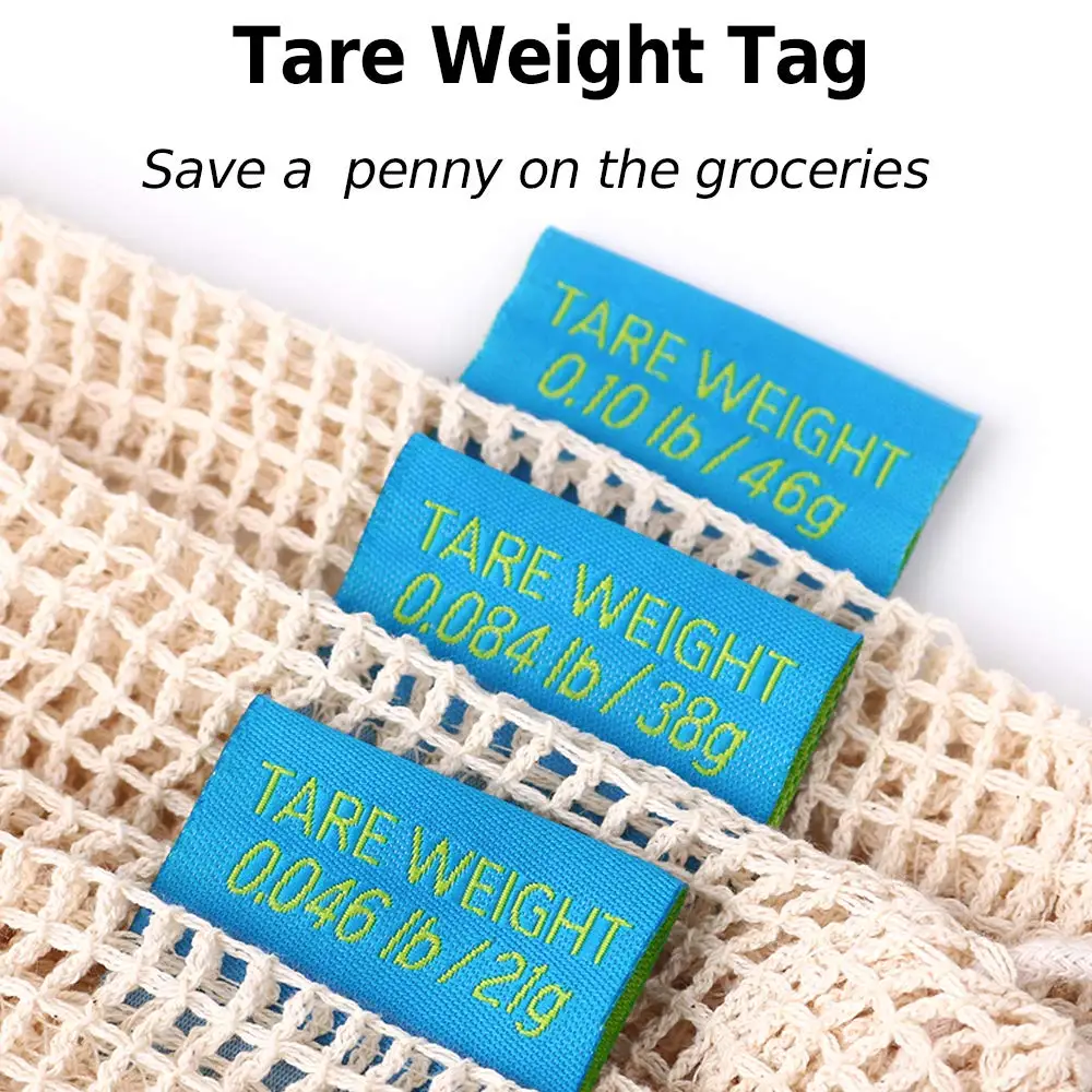 
Free Sample Custom Logo Cotton Mesh Bag Shopping Fruits Vegetable Drawstring Produce Bags 