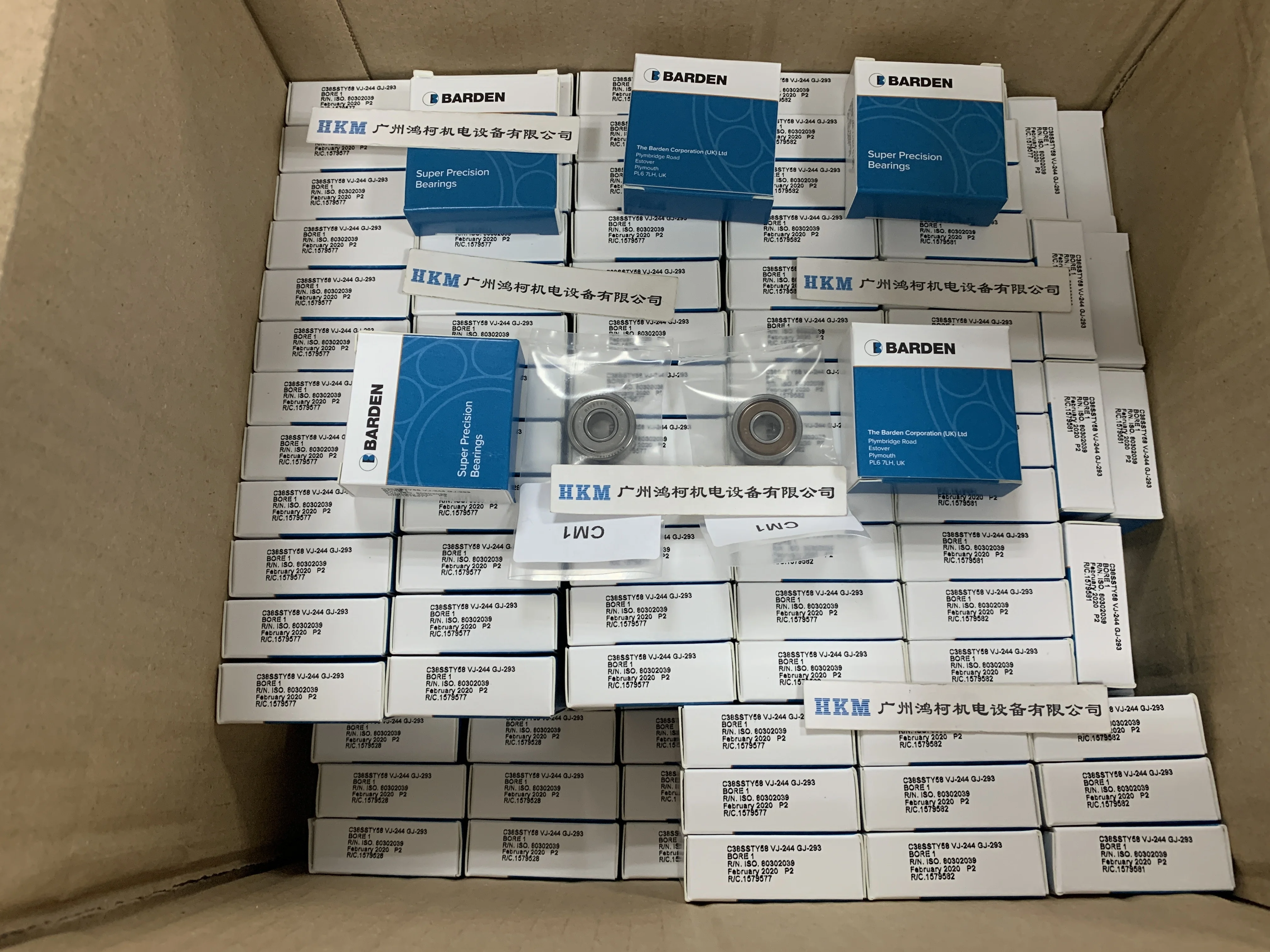 BARDEN BEARING C38SSTY58 for Turbomolecular Pump TURBOVAC361/TW250