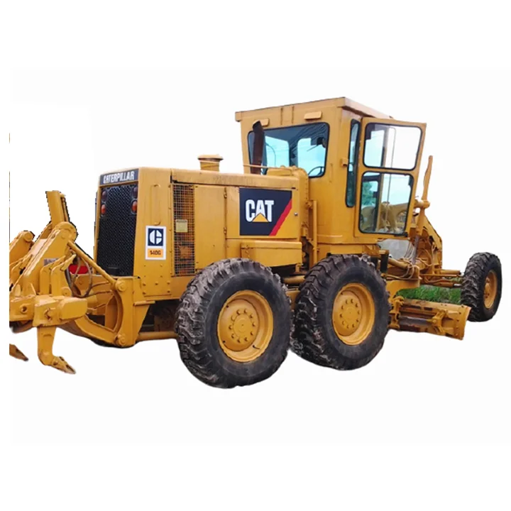 Used CAT 140G Motor Grader With Ripper And Blade Japanese caterpillar 120 leveler 140 graders for sale