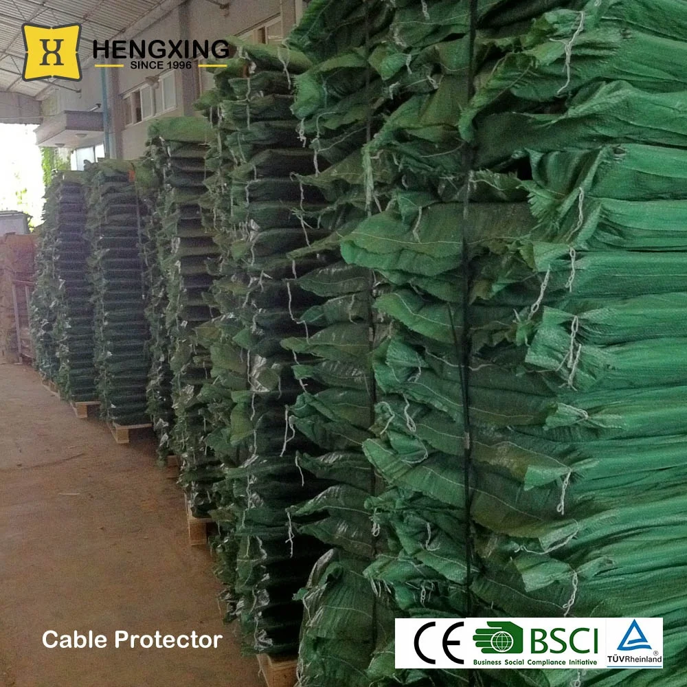 High Quality Outdoor Indoor Black Rubber Safety Road Wire Ramp 1meter Traffic One Channel Cable Protector