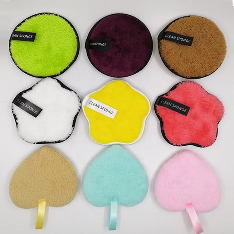 Круглые мягкие тканевые прокладки из микрофибры, многоразовое удаление, полотенце для чистки лица, мощные женские Моющиеся Прокладки, аксессуары для макияжа
