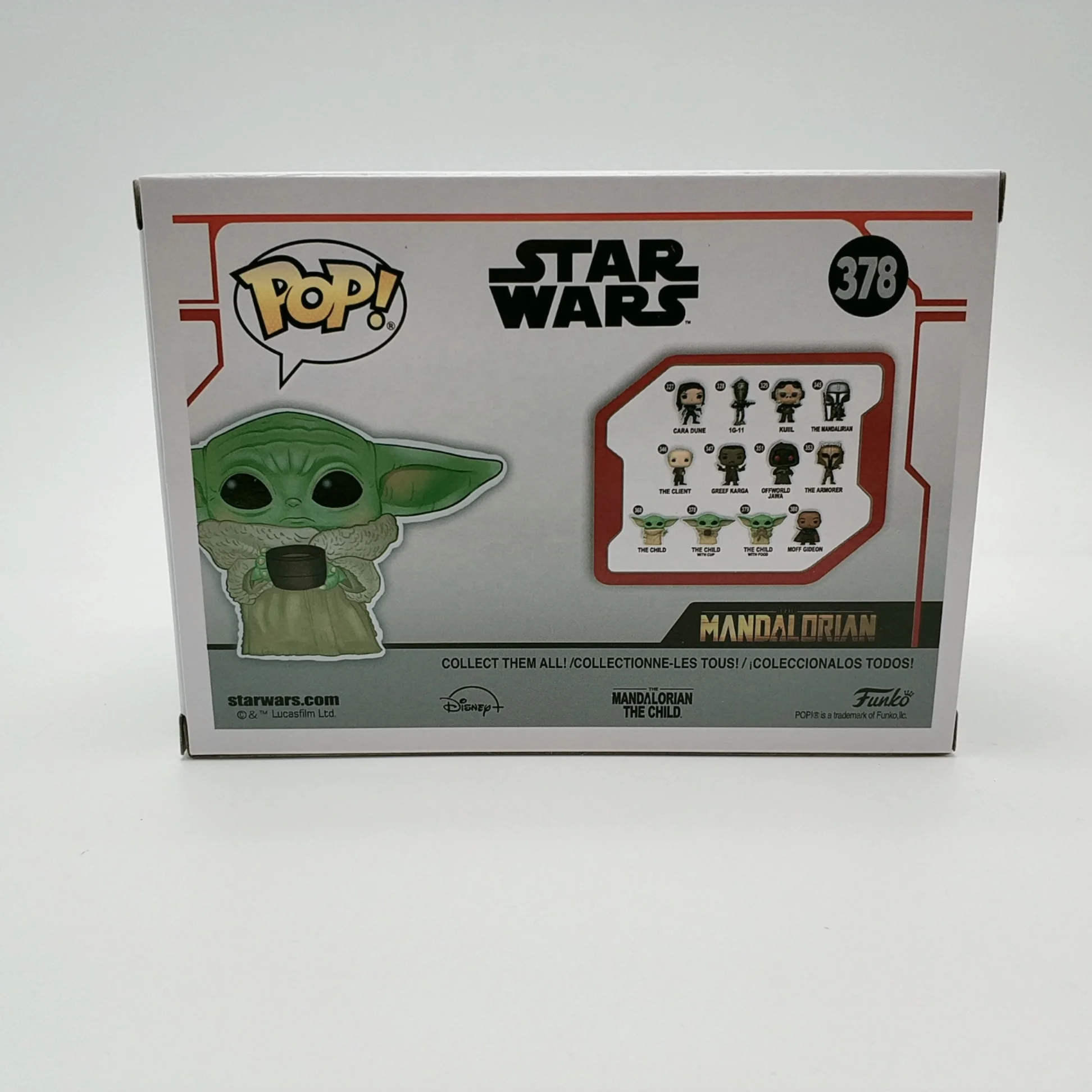  Новинка экшн-фигурка FUNKO POP baby yoda детская фигурка с Кубком из фильма игрушки модель кукла подвижной головой коллекционная 378