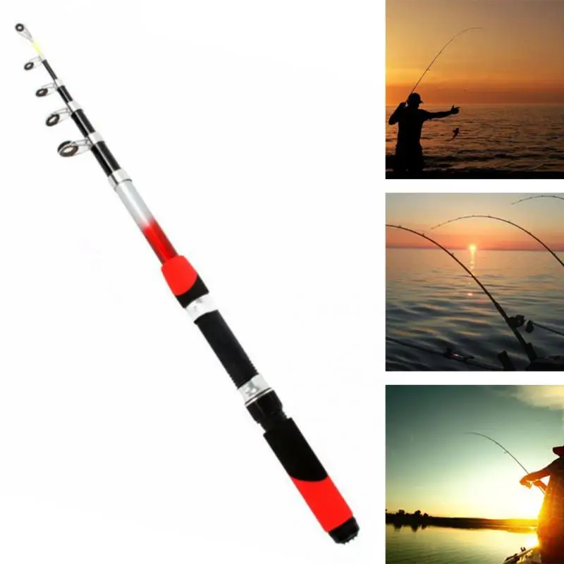 2.7m Fiberglass Ice Fishing Pole Telescopic Fishing Rod
