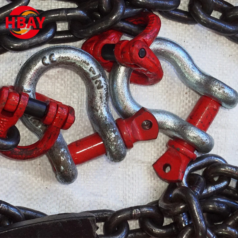 ANYUE SHACKLE G-209 Anchor Shackle 25Ton Heavy Duty Alloy Steel Bow Shackle for Marine & Heavy Industry