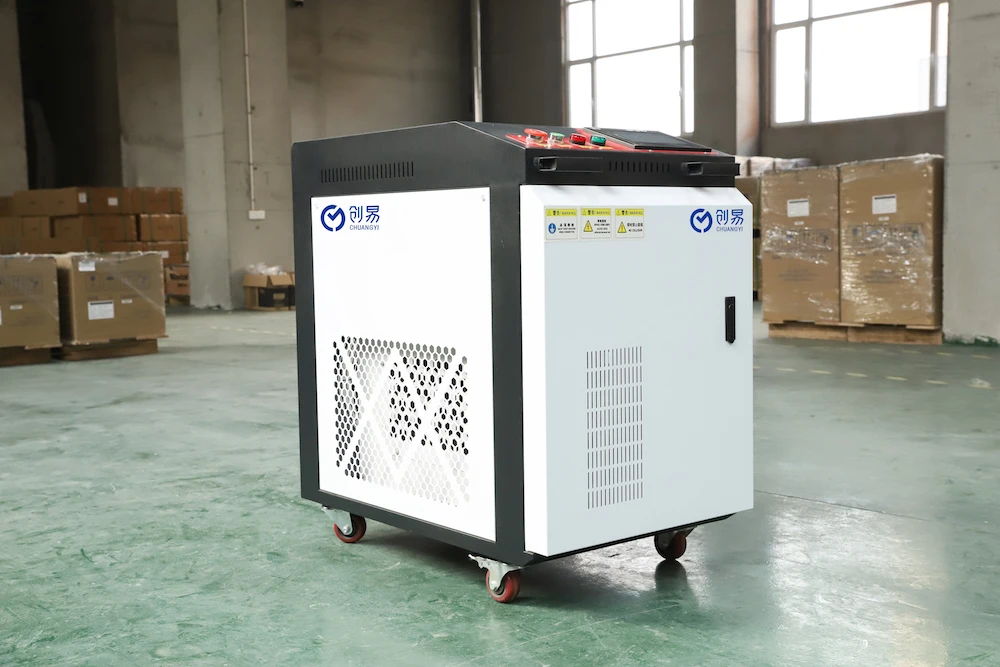 Hand-held Laser Rail Rust/Paint/Oil/Oxidation Removal of Continuous Pulse Fiber Laser Cleaning Machine