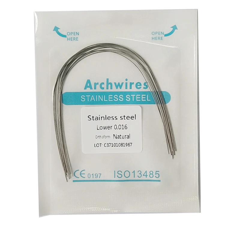 Stainless Steel Arch Wires of orthodontic