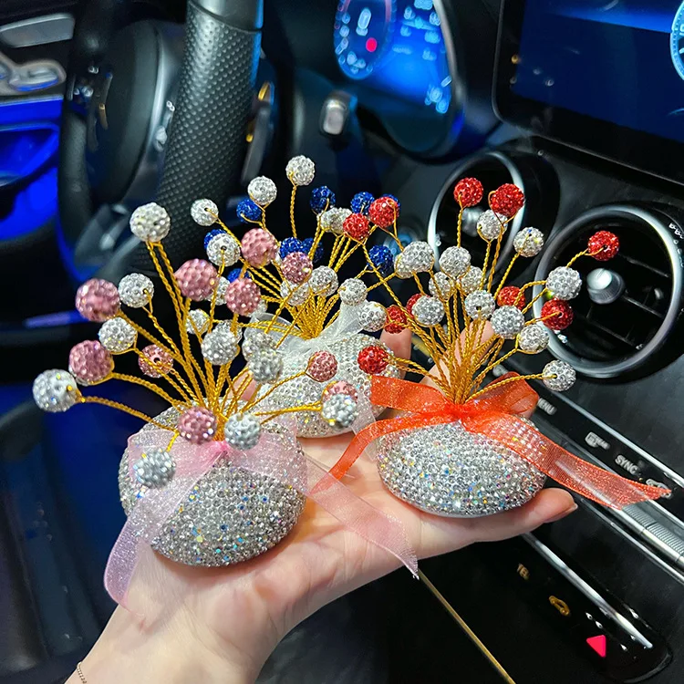 Car Ornaments Auto Accessories Decoration Diamond-studded Star Car Ornaments Girl Cute Car Ornaments