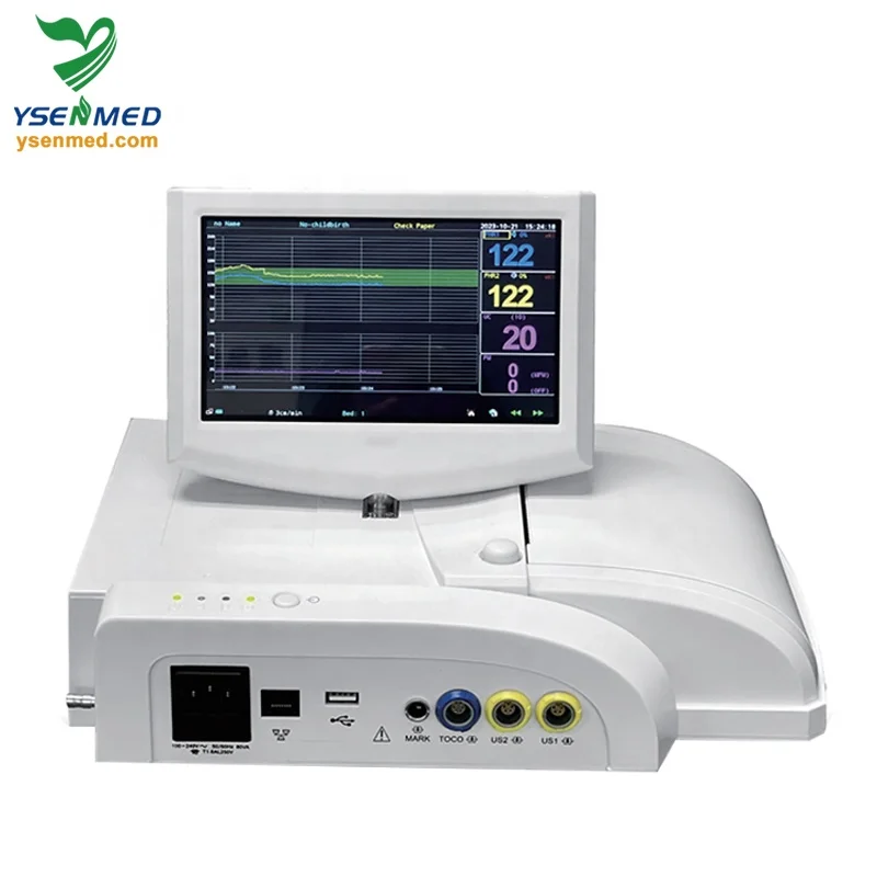 YSFM-G6C Ysenmed Portable cardiotocograph / fetal monitor hospital wireless fetal monitor machine OB ctg fetal monitor price