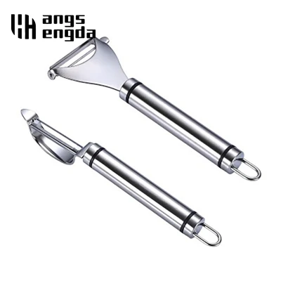 Stainless Steel Potato Peeler Cucumber Carrot Peeling Knife Vegetables Fruit Peeler Scraper Planer Multifunctional Peeling Tool