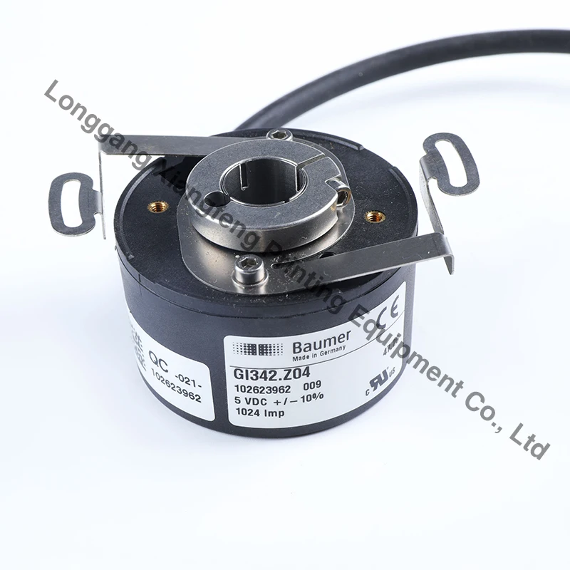 Baumer Encoder GI342.Z04 for Manroland Printing Machine 300 700 900 Main Motor 100% Original/Second-hand Offset Parts