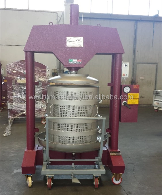 Commercial hydraulic carrot juice press machine Industrial Cold Press Juicer Basket Type Ice Grape Wine Press Machine