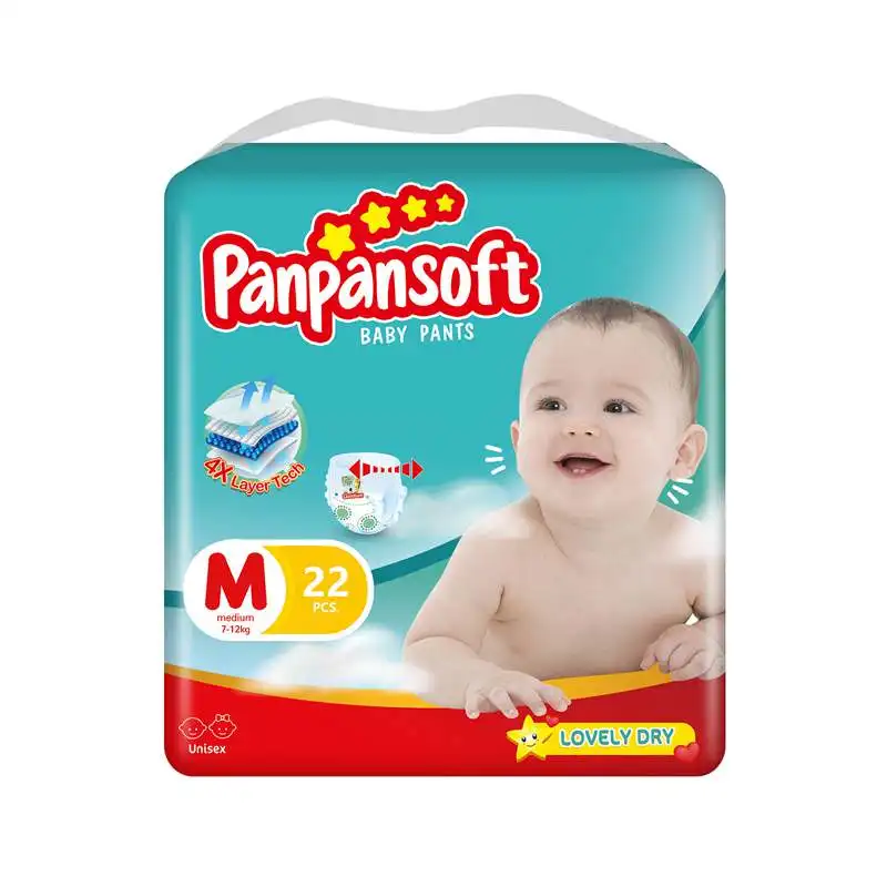 Disposable super absorbency baby pull easy diapers stocks ups A grade baby diapers pants