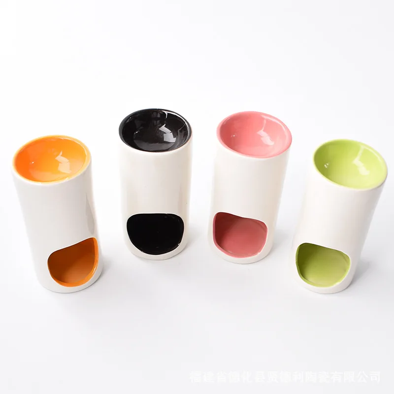 2023 Wholesale Colorful Creative Tea Light Ceramic Essential oil Burner
