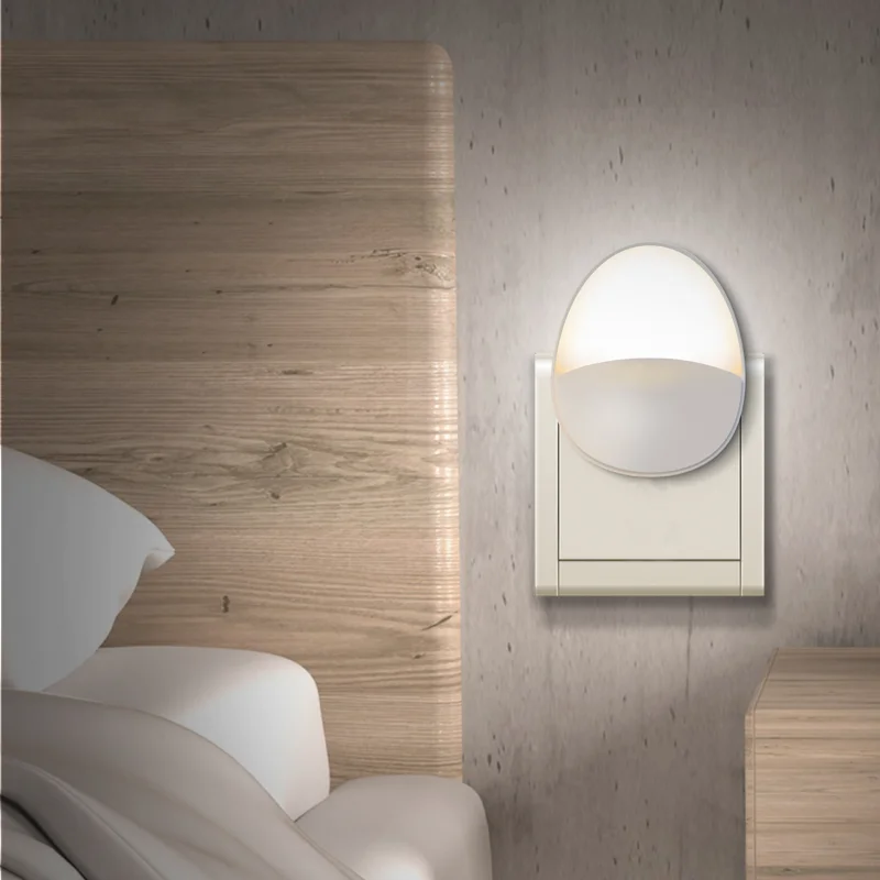 in stock 0.6w 5000k smart light control led sensor night light