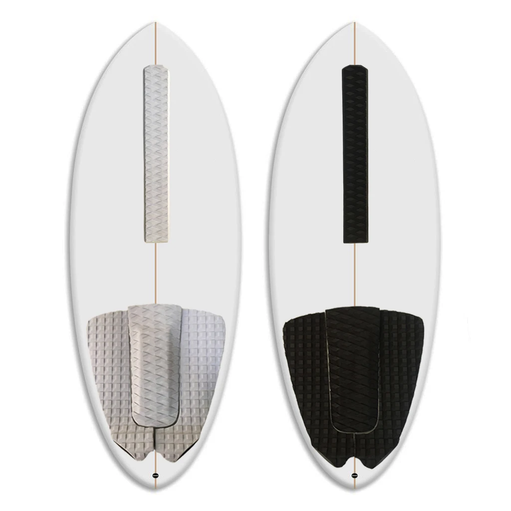 Surfboard Traction Pad Arch Bar 4 Piece Stomp Pad Skimboard Arch Bar Deck Pad Grip with 3M Adhesive for Ultimate Grip