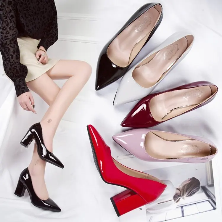2022 Fashion spring summer high quality woman high heel red beautiful platform pumps shoes women
