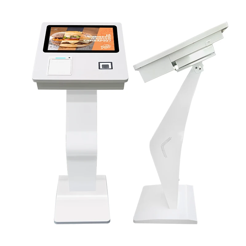15.6 21.5 Inch Full HD LCD Screen Multitouch Self Service Ordering Kiosk Machine Self Service Ordering Kiosk