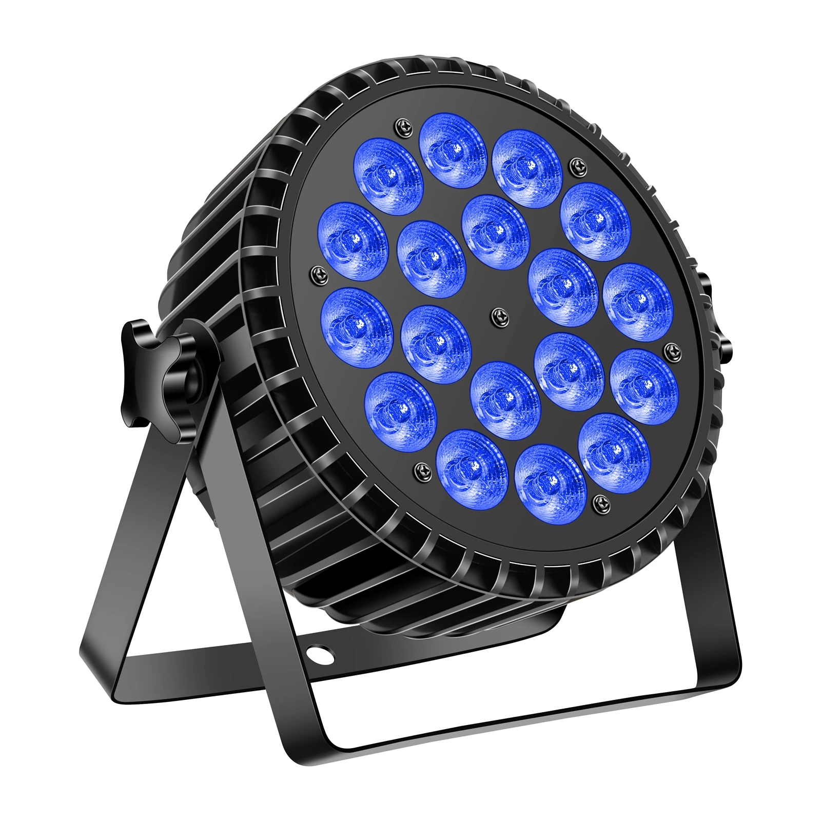 U`King 200W Powerful LED Par Can Disco Lights DMX 512 Sound Activated for DJ Party Nightclub Stage