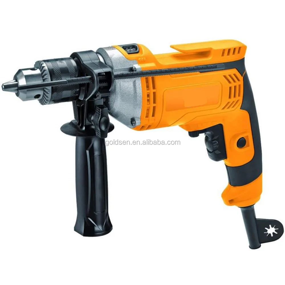 TOLHIT Professional Power Tools Metal Gear Impact Drill Industrial Portable Electric Drill Machine 127v 220v 13mm 850w