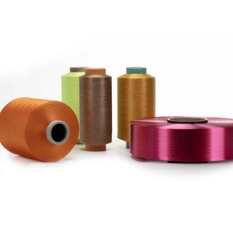 100% Polyester Yarn  300D/96F DTY from dty yarn company