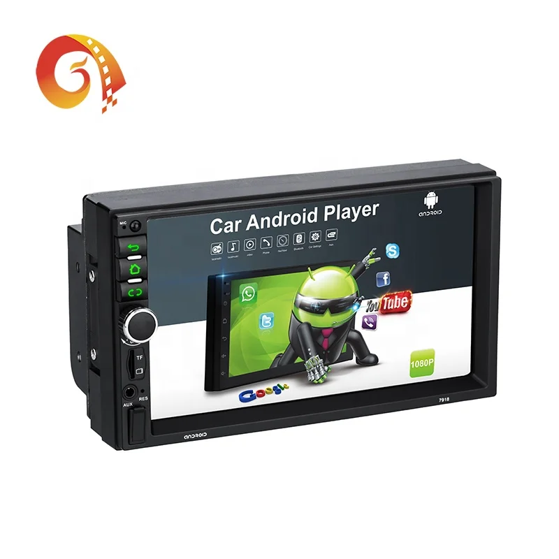 High Quality Universal 2 Din Android 9.1 7inch Capacitive Screen Mp5 Player Car Stereo With Wifi Gps BT