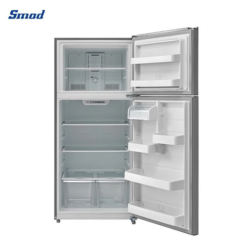 DOE 10.1  Cu.Ft. Portable No Frost House Double door  Top Freezer Refrigerator For  DDT-377WMU