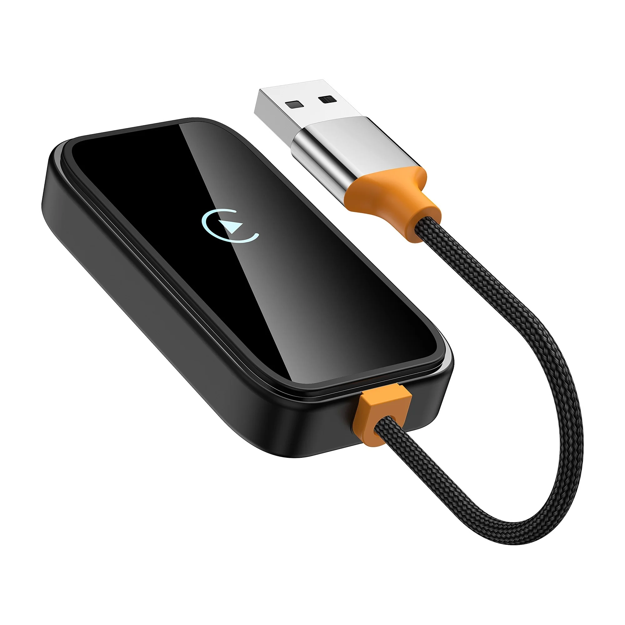 Converts Factory Wired To Wireless Carplay Plug & Play Carplay Dongle For Iphone Ios 2-In-1 Carplay Wireless Adapter