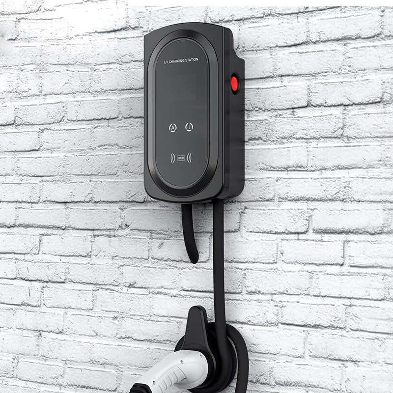 32A EV Charging Station OCPP 1.6 Smart Wallbox 22KW With Wifi 4G Communication EV Charger Manufacturer Wholesale