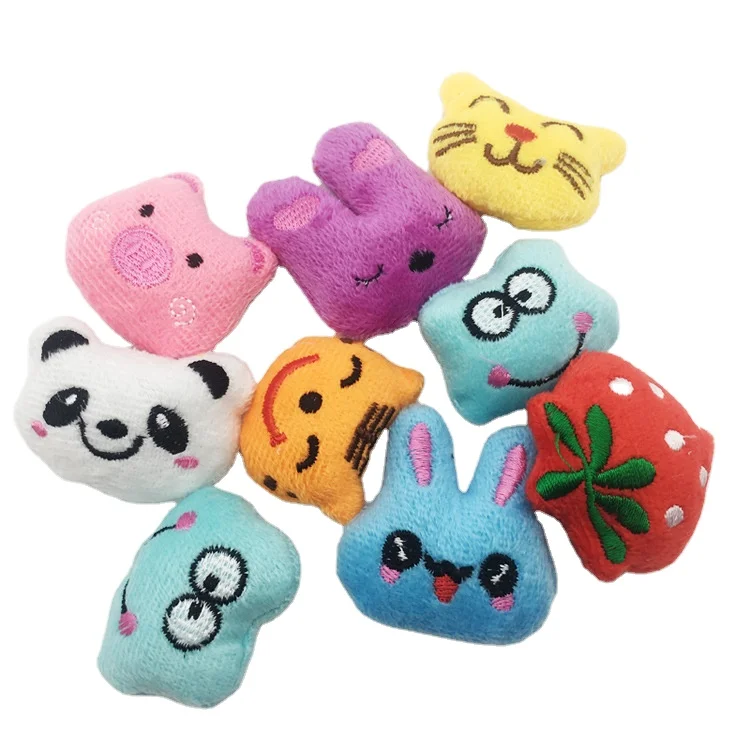 DIY Cartoon mini stuffed animals Plush doll head bulk mini stuffed animals small Doll bulk Head toys