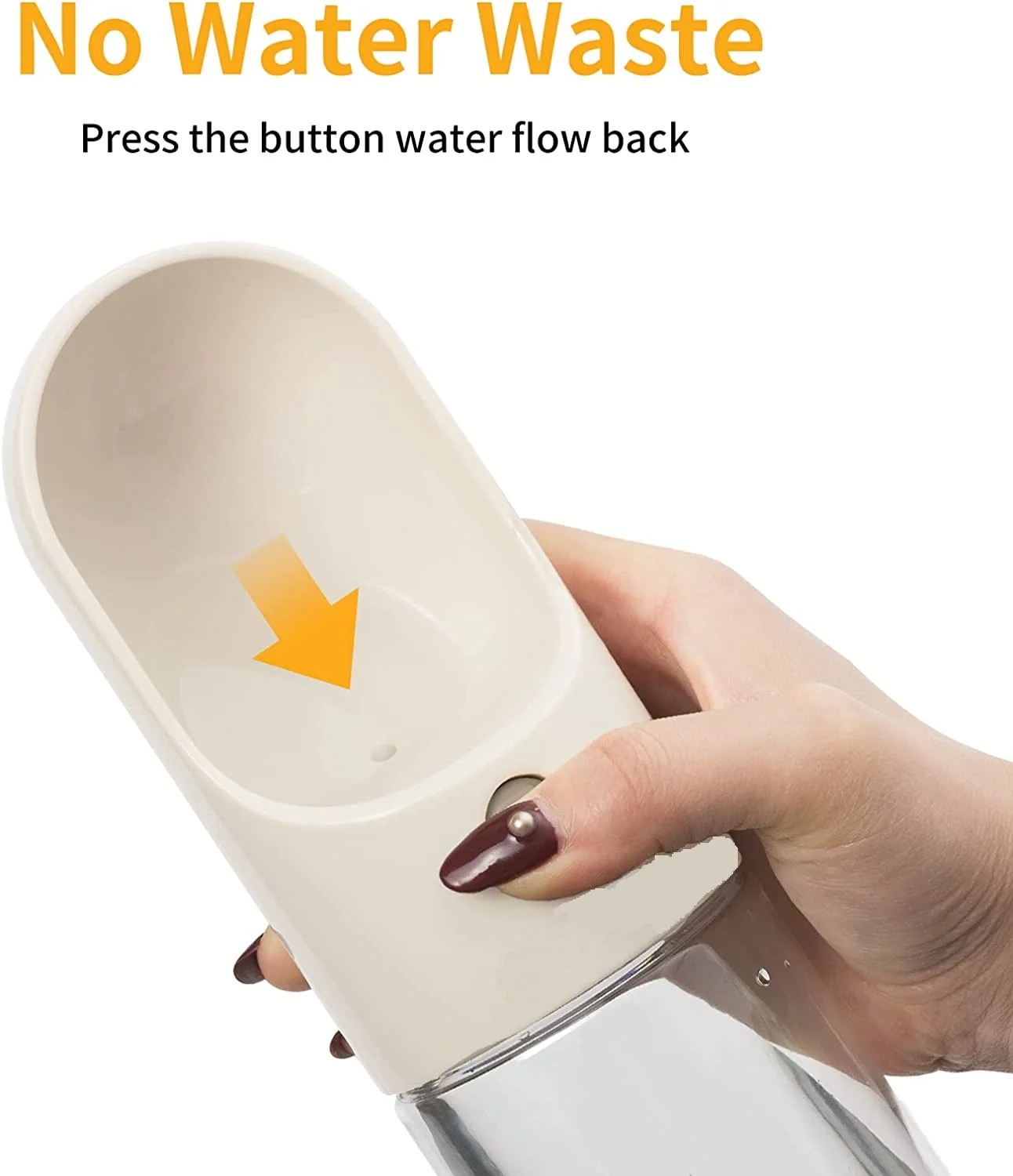 Leak Poof Plastic Dog Drinking Water Dispenser Travel Walking for Dogs Drinking Water Bottle