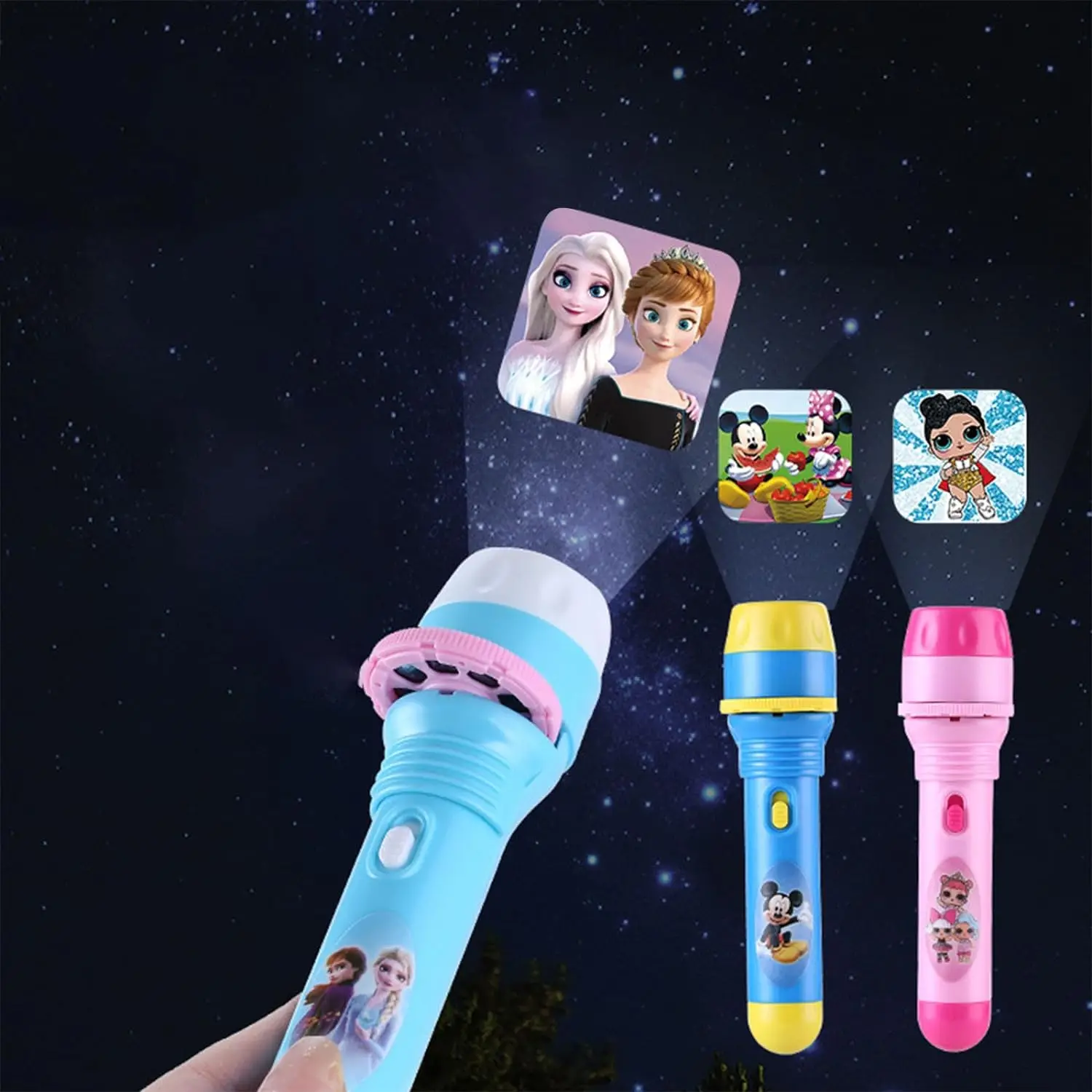 Kids Flashlight Story Book Projector Kaleidoscope Early Educational Toys Sleep Light Preschool Fairy Tale Projection Lamp Gift