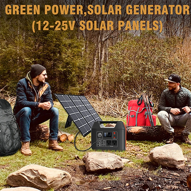 Hot Sale 300W 600W Power Station Portable Battery Energy Storage Power Supply Generator for Travel Emergency Use