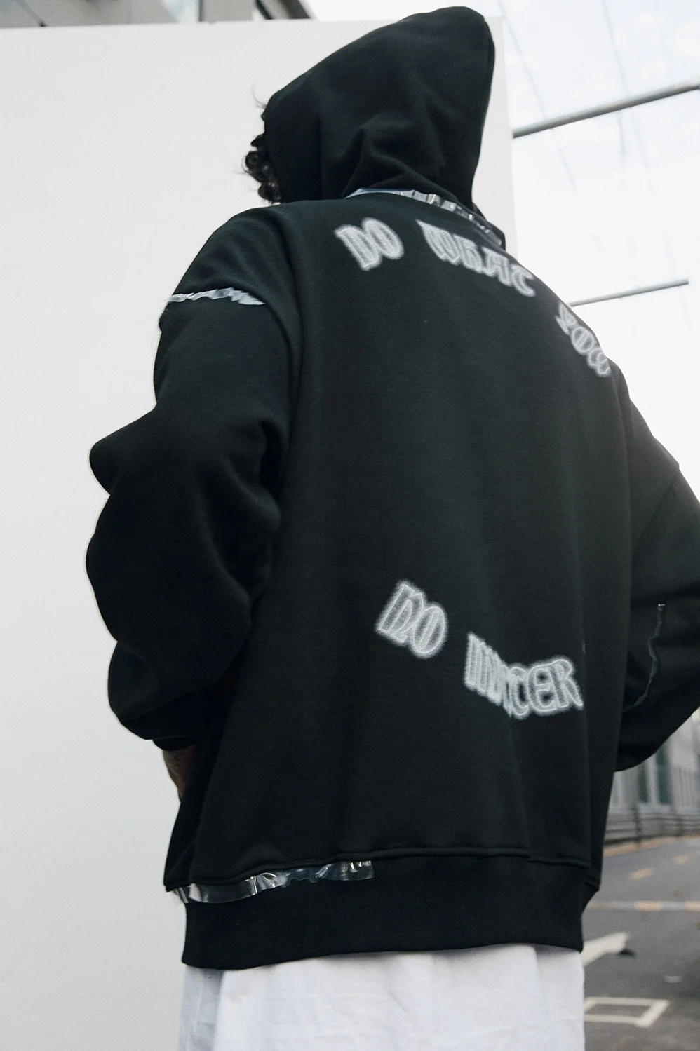 CURSIVE ENGLISH HOODIE High Quality Custom Logo 3d Puff Screen Print Mens Heavyweight Oversized Unisex Hoodies