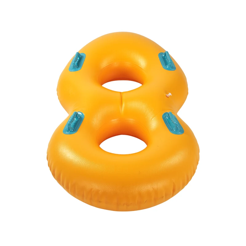Round Inflatable Floating Ring Swimming Ring River Float Tubes With Handle