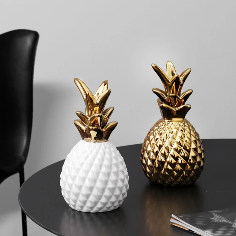 
modern ceramic art pineapple craft unique home decor nordic for gift room 