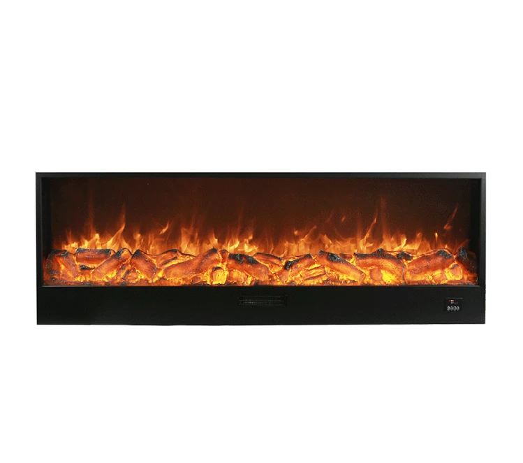 
Wholesale Built-in Decor Flame Luxury Embedded Remote control 3D LED Lights Eco-friendly Modern Electric Fireplace 