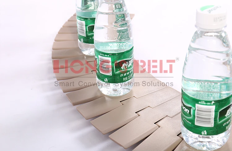 Hongsbelt HS-880TAB-K600 Transfer plastic chains Tabletop Chain for Beverage Industry